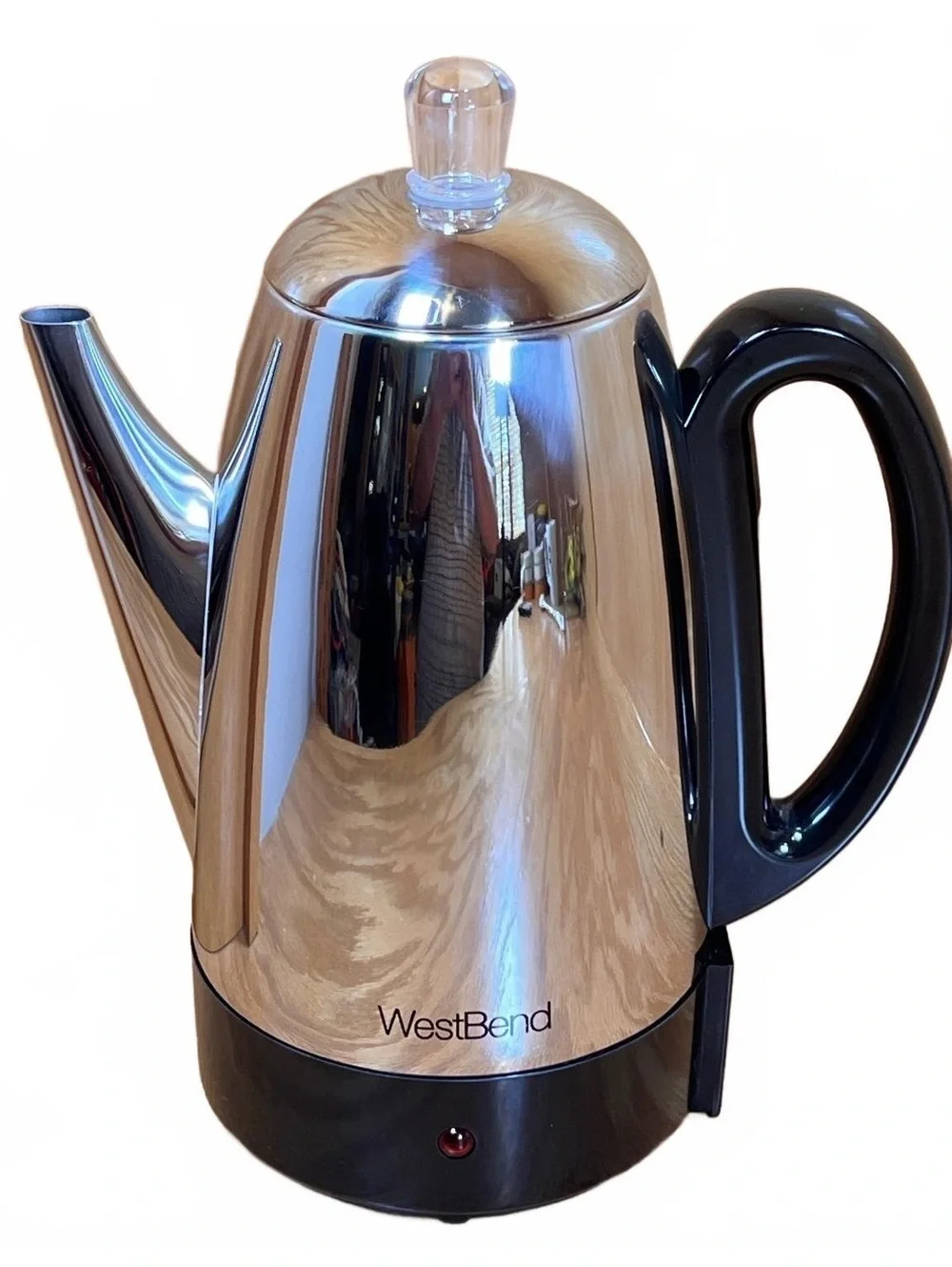 WestBend Electric Percolator Coffee Pot Stainless Steel with Removable Parts